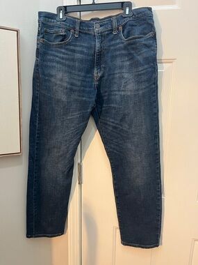 Lucky Brand Men's 121 Slim Straight medium Dark Wash Jeans